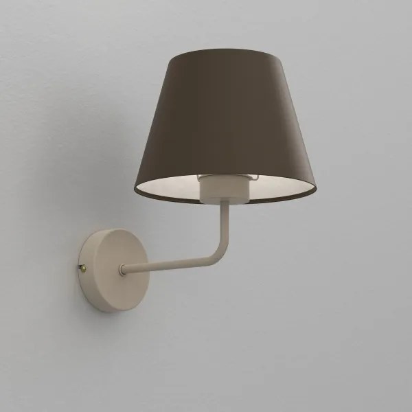 Aplica de perete ARDEN 1xE27/15W/230V, bej/maro