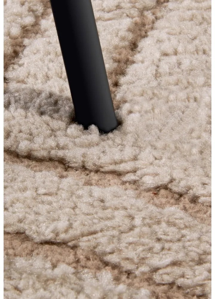 Covor taupe rotund ø 160 cm Panglao New York Taupe – Elle Decoration