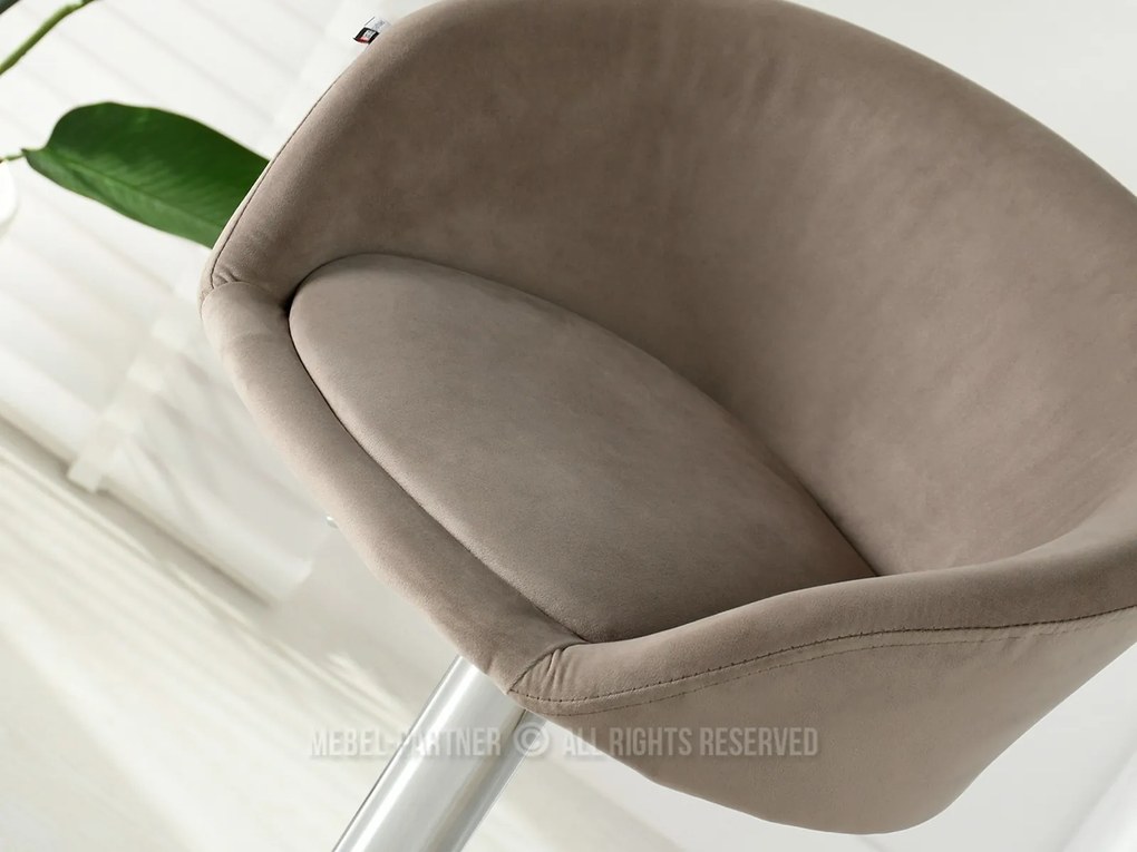 Scaun Hanzel (bej + crom). Promo -6%. 1110536
