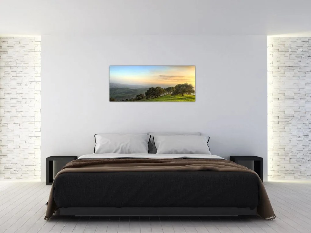 Tablou - Privire de pe deal (120x50 cm)