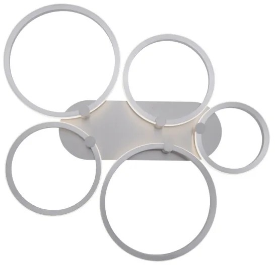 Leuchten Direkt - Lustră aplicată LED JOHANNA 2xLED/11,5W/230V+2xLED/9W+1xLED/7W