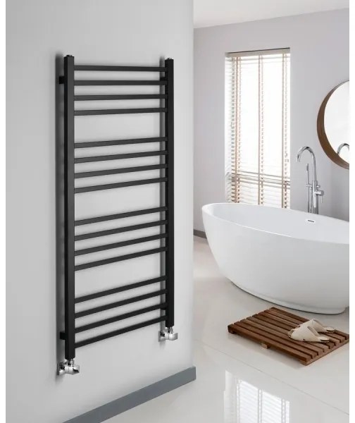 Sapho - Radiator de baie METRO 386W/230V 50x120 cm negru mat