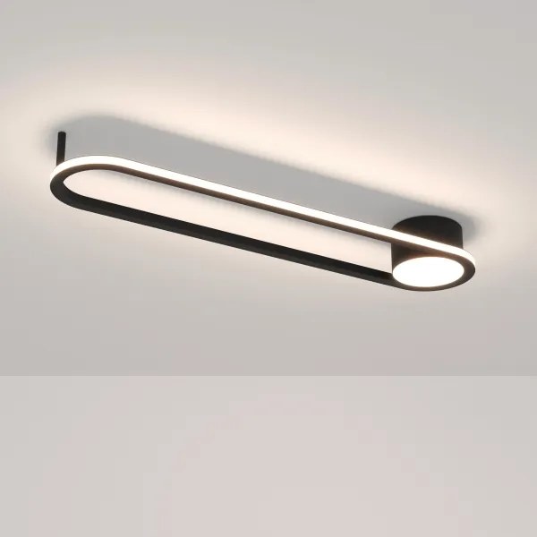 Plafonieră LED Eglo COLLECORVINO 902151-LED, 24W/230V, 2700/4000/6500K, neagră