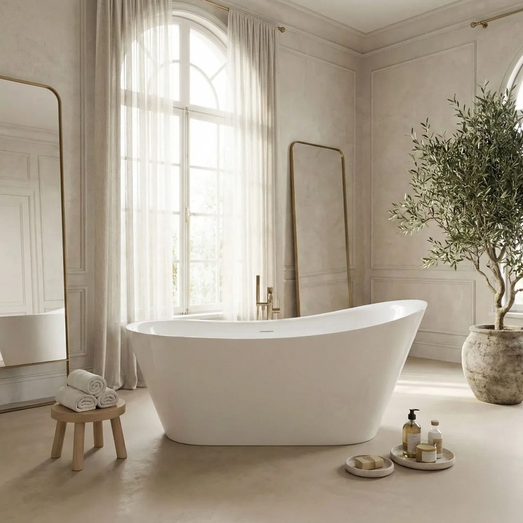 Cadă acrilică freestanding Lusso Slim 170