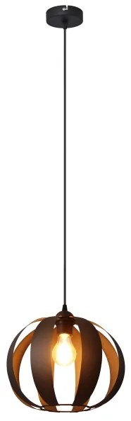 Lustră pe cablu NEWTON 1xE27/15W/230V neagră