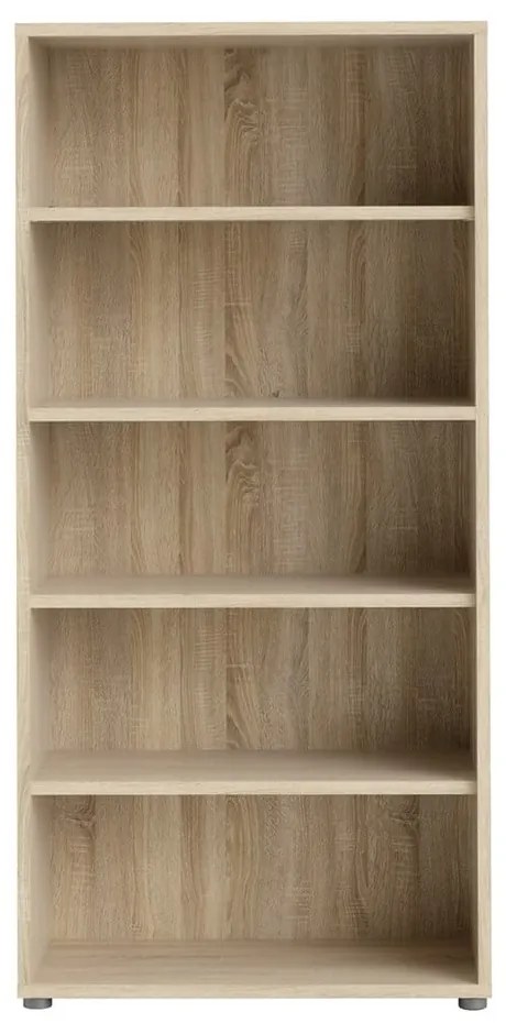 Bibliotecă modulară cu aspect de lemn de stejar 89x189 cm Prima – Tvilum