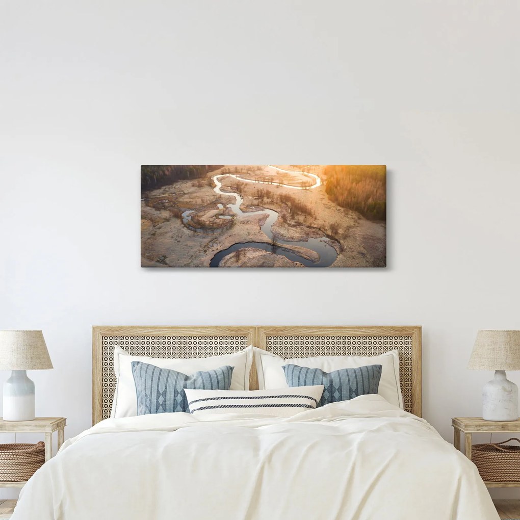 Tablou - Răsărit la Meander (120x50 cm)