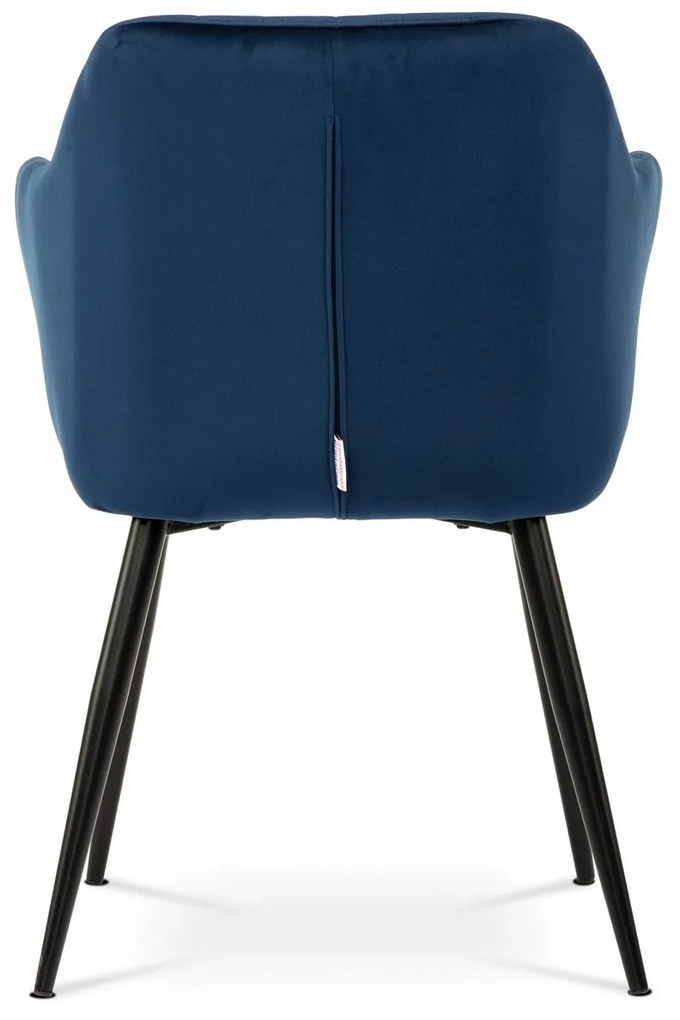 Set de scaune de sufragerie PIKA BLUE4, 2 buc
