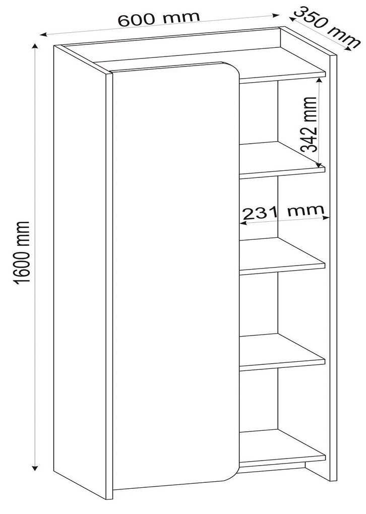 Cameră de studenți Somimi 6 (Nuc deschis + bej) . 1096153