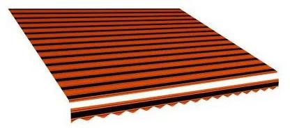 Panza de copertina, portocaliu si maro, 400 x 300 cm