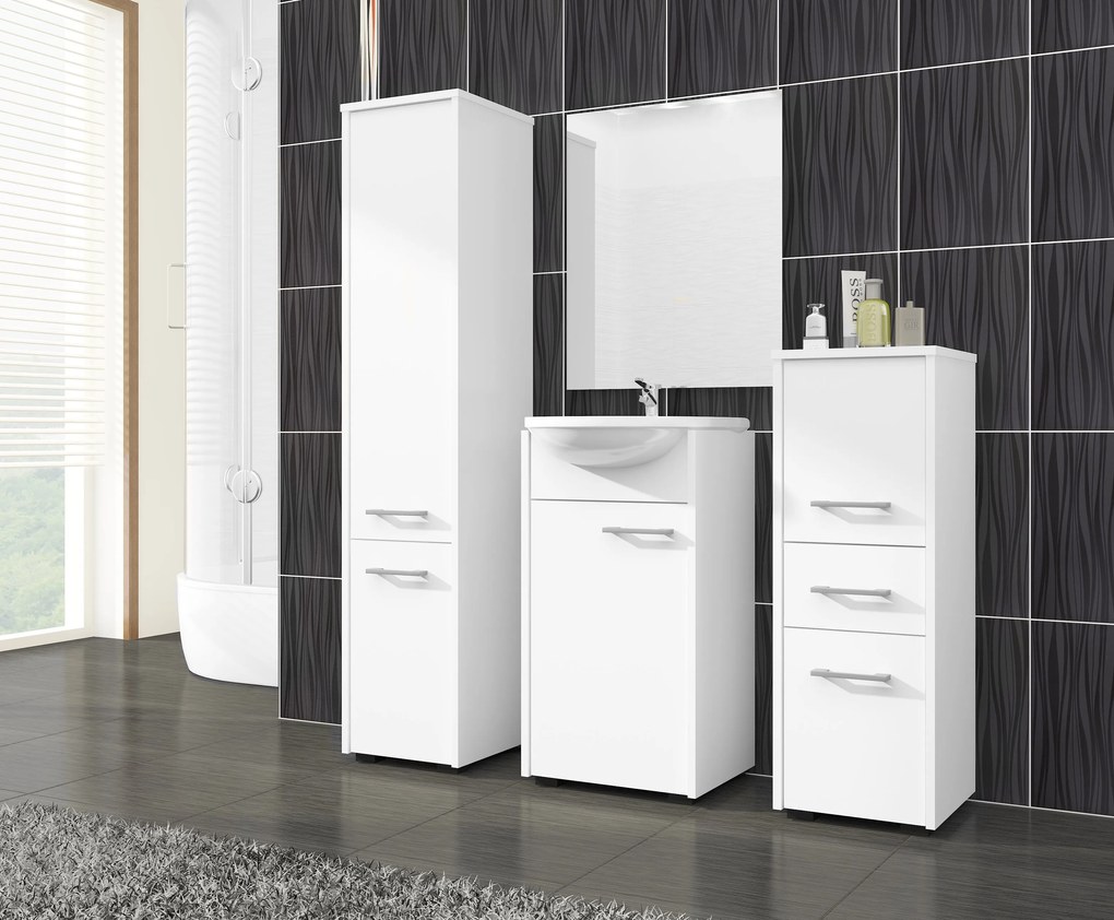 Dulap pentru baie Farid TYP4 (Alb). 1068725