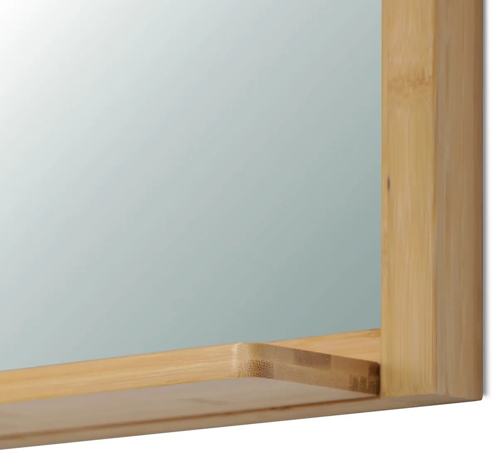 Oglinda de perete B043 NAT, bambus, M