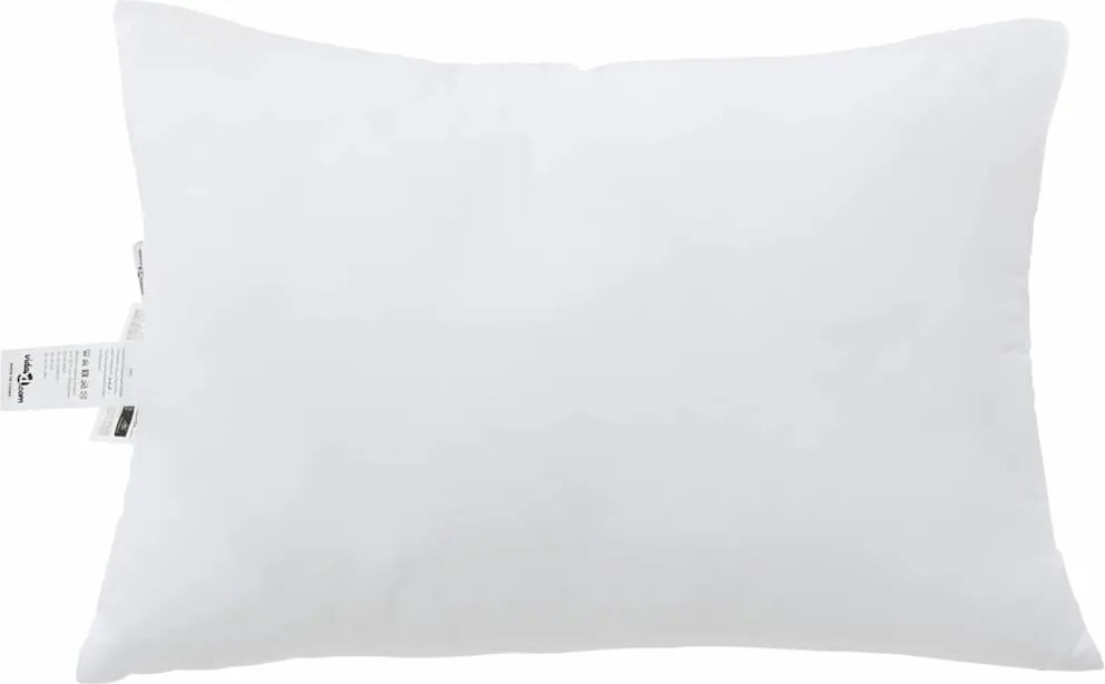 vidaXL Pernă cu pernă 2 pcs Alb 61 x 41 x 20 cm Poliester