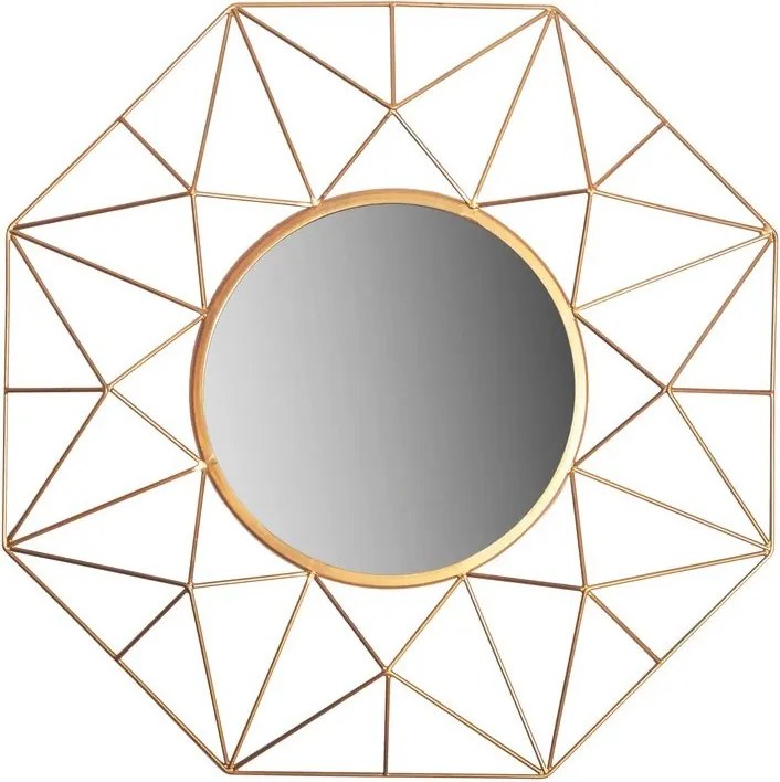 Oglinda de perete decorativa Diamond 80cm, auriu A-43733 VC