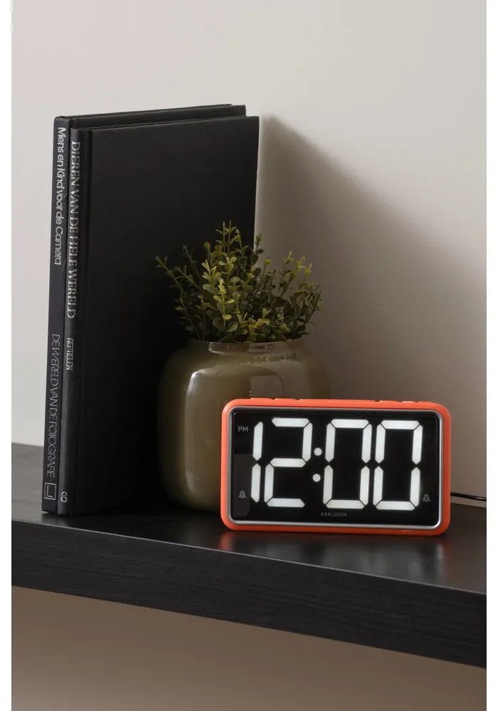 Ceas deșteptător digital New Retro – Karlsson