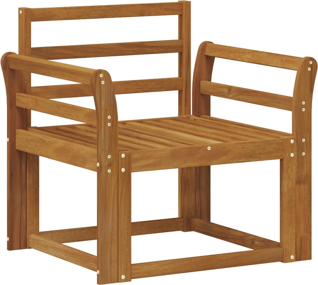 vidaXL Canapea de exterior Lemn Solid de Acacia natural