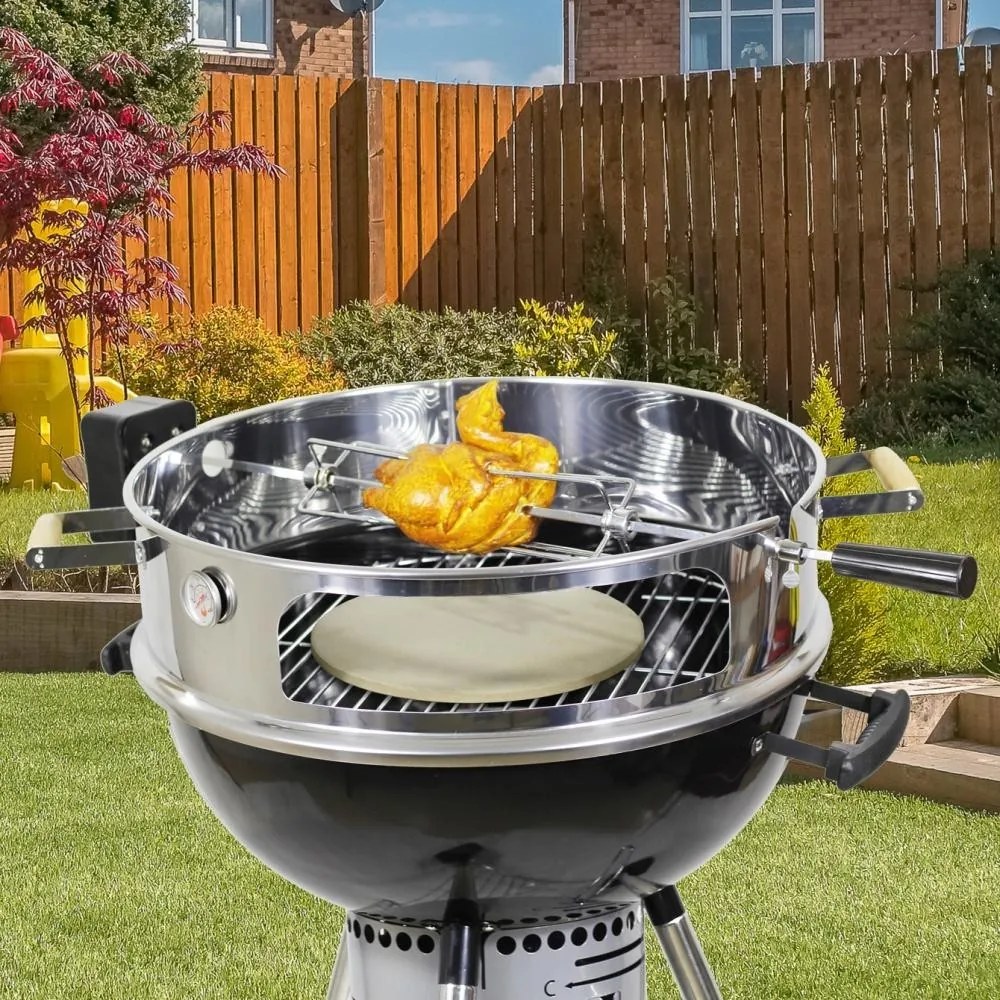 Rotisor cu inel și cuptor pentru pizza, pentru grătare FORNO