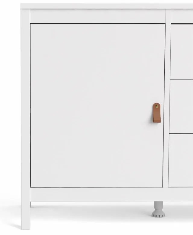 Tvilum Bufet alb cu 3 sertare SALOMO