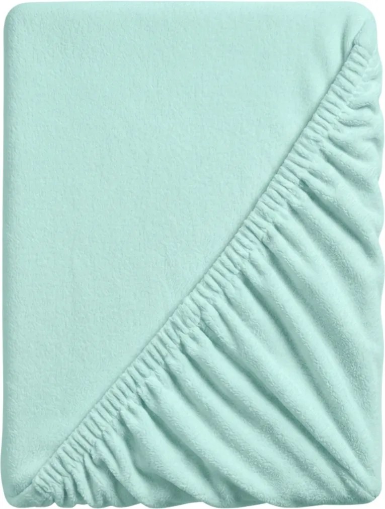 Cearsaf Cocolino microplus cu elastic SOFT 90x200 cm mentol