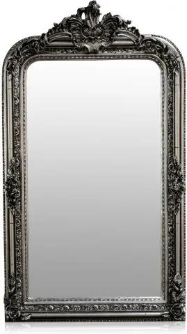 Oglinda dreptunghiulara argintie cu rama din lemn 90x160 cm Baroque Versmissen