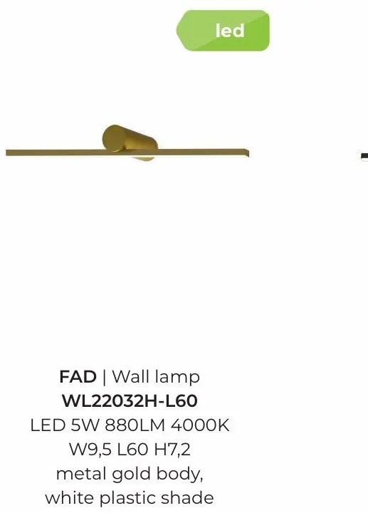 Aplica de perete LED design liniar FAD