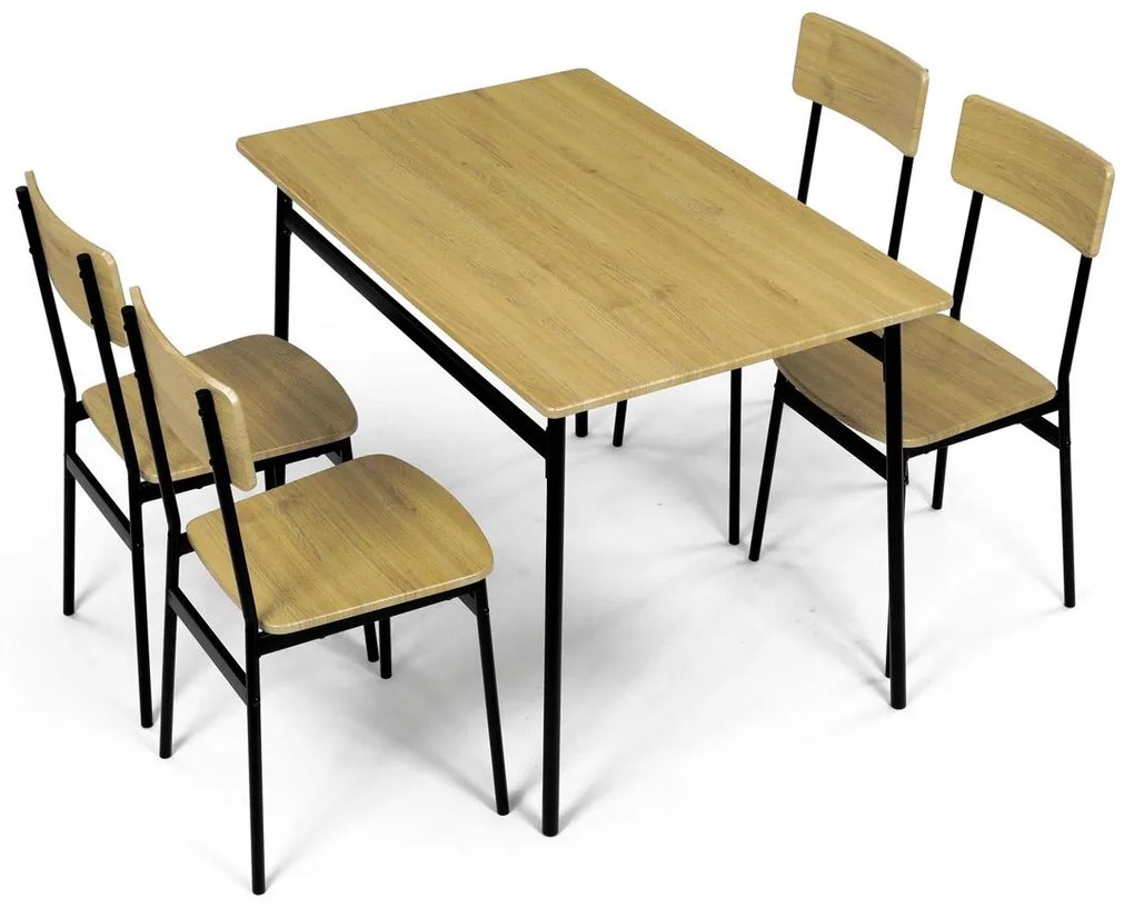Set mobilier sufragerie Anasagasti 2 (stejar sălbatic) (pentru 4 persoane). 1120646