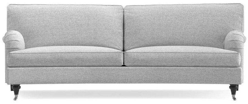 Canapea Bloomington A131Numărul de locuri: 3, 235x97x80cm, 95 kg, Tapiterie, Picioare: Metal, Lemn, Role