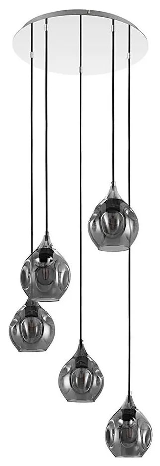 Lustră pe cablu BREGALLA 5xE27/40W/230V Eglo 39682