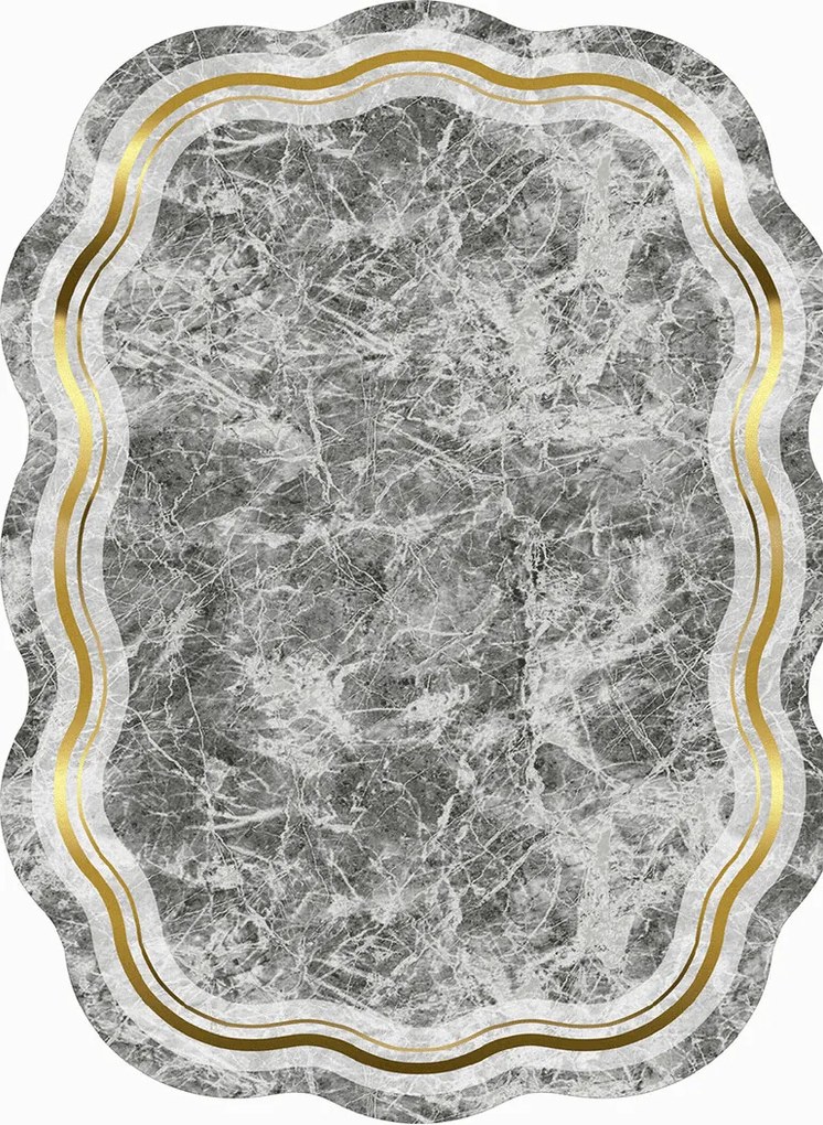 Covor, Aln600203Gl07, 160x230 cm, Gri