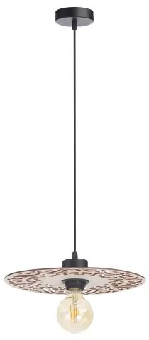 Lustră pe cablu FALCO 1xE27/60W/230V d. 30 cm bej