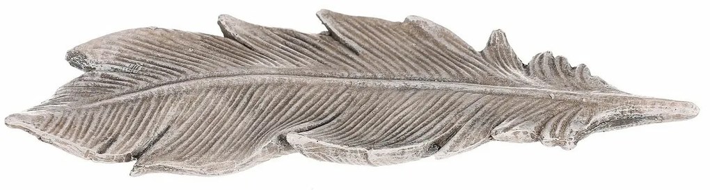 Decorație funerară Pene din aripi de înger,poliresin, 16 x 6 x 2 cm
