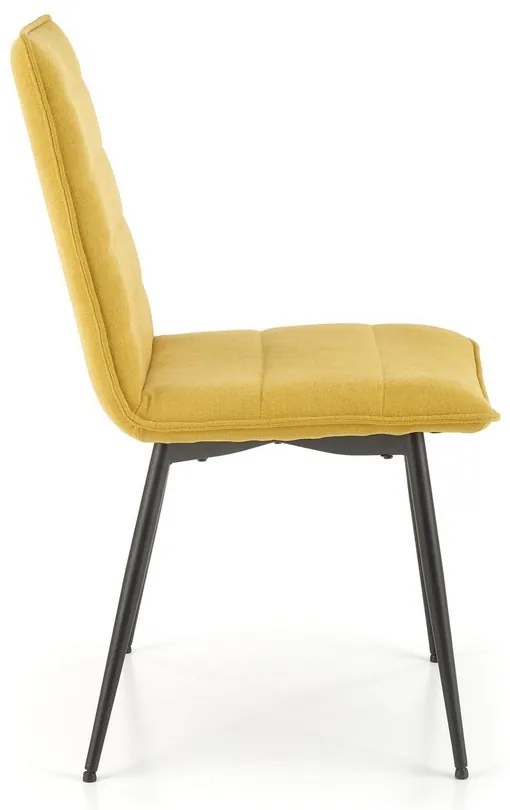 Scaun de bucaterie Lanier, galben