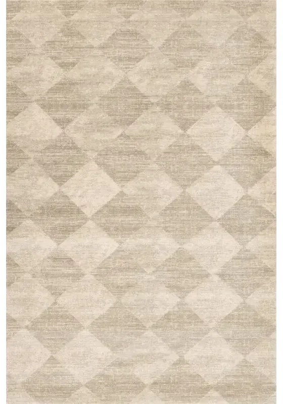 Covor lana Checkered  beige Selectează mărime: 160 X 240