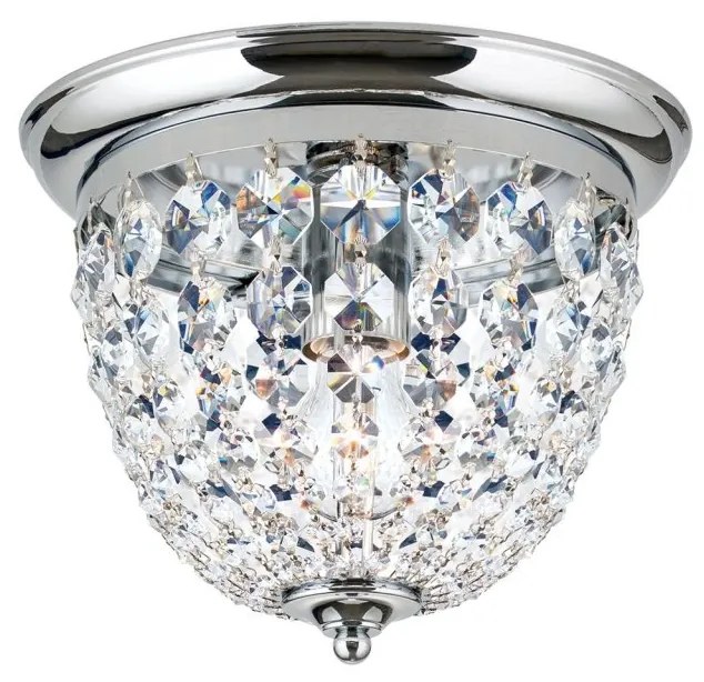 Plafoniera cristal Asfour design elegant lux PLAFOND D-26cm crom