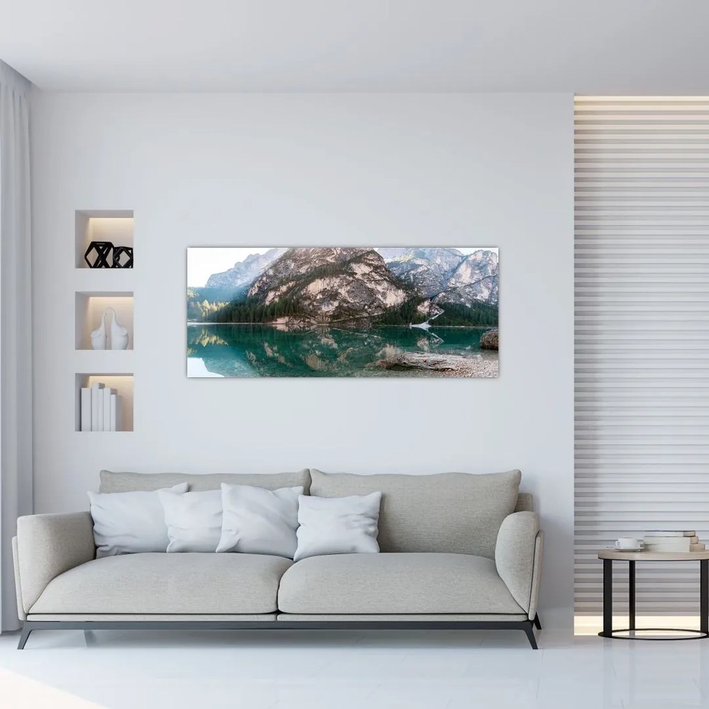 Tablou cu lac montan (120x50 cm)