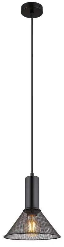Pendul design industrial JEDD negru 21cm