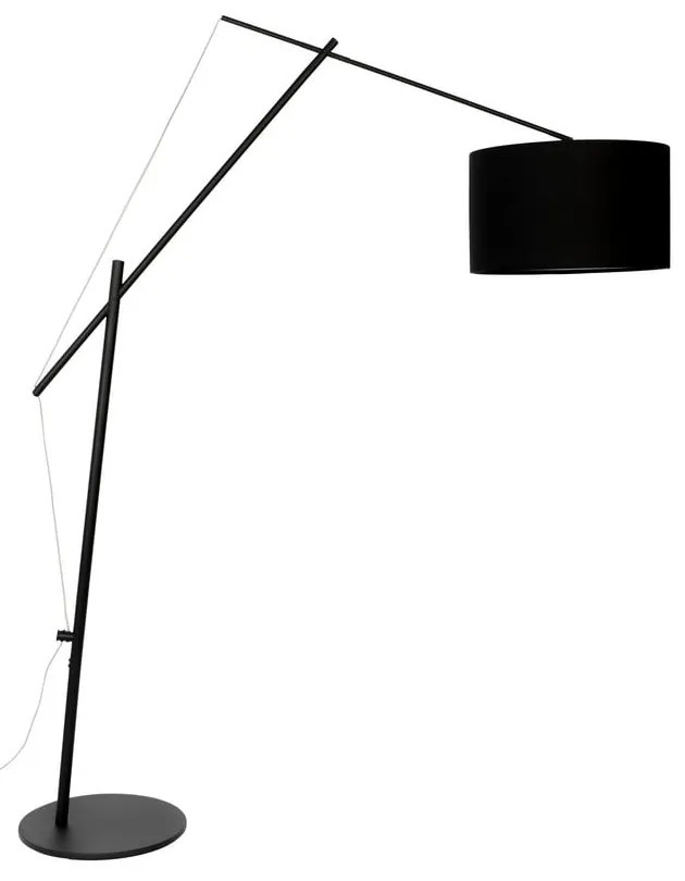 Lampadar White Label Tokio, negru