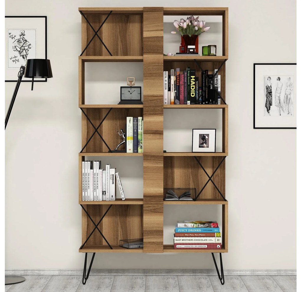 Set mobilier birou Likime 1 (nuc + negru). 1095024
