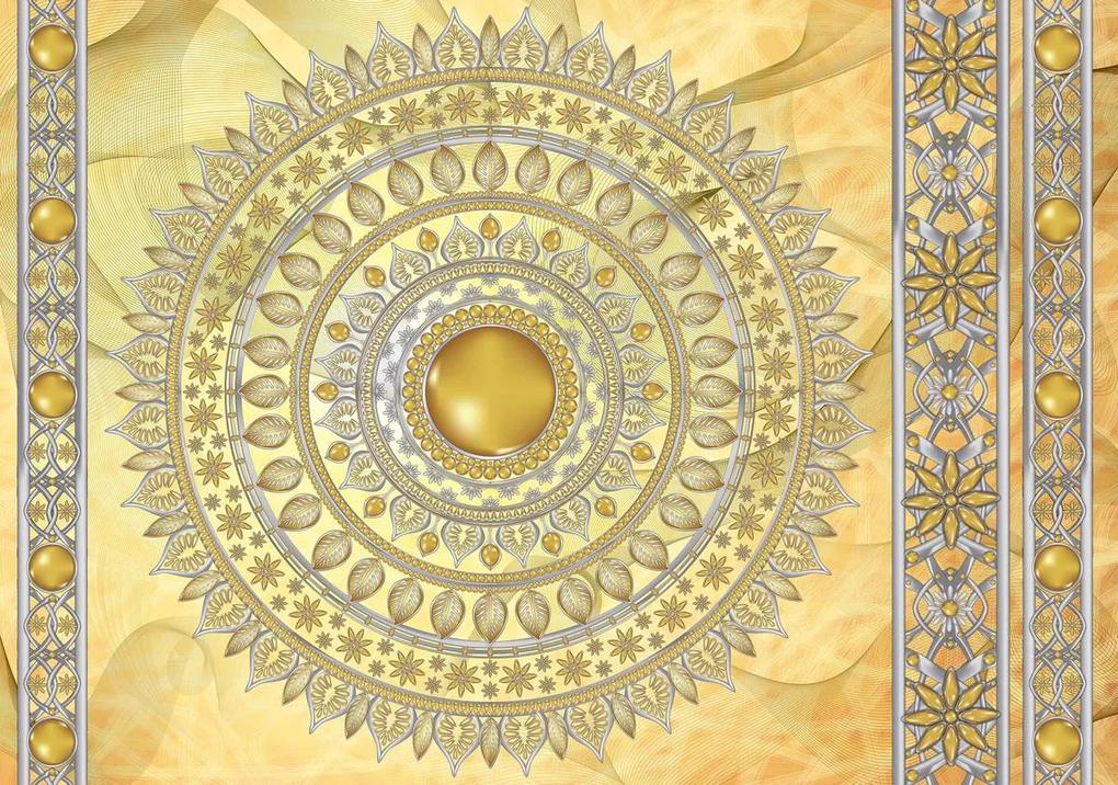 Fototapet - Mandala în aur (152,5x104 cm), în 8 de alte dimensiuni noi