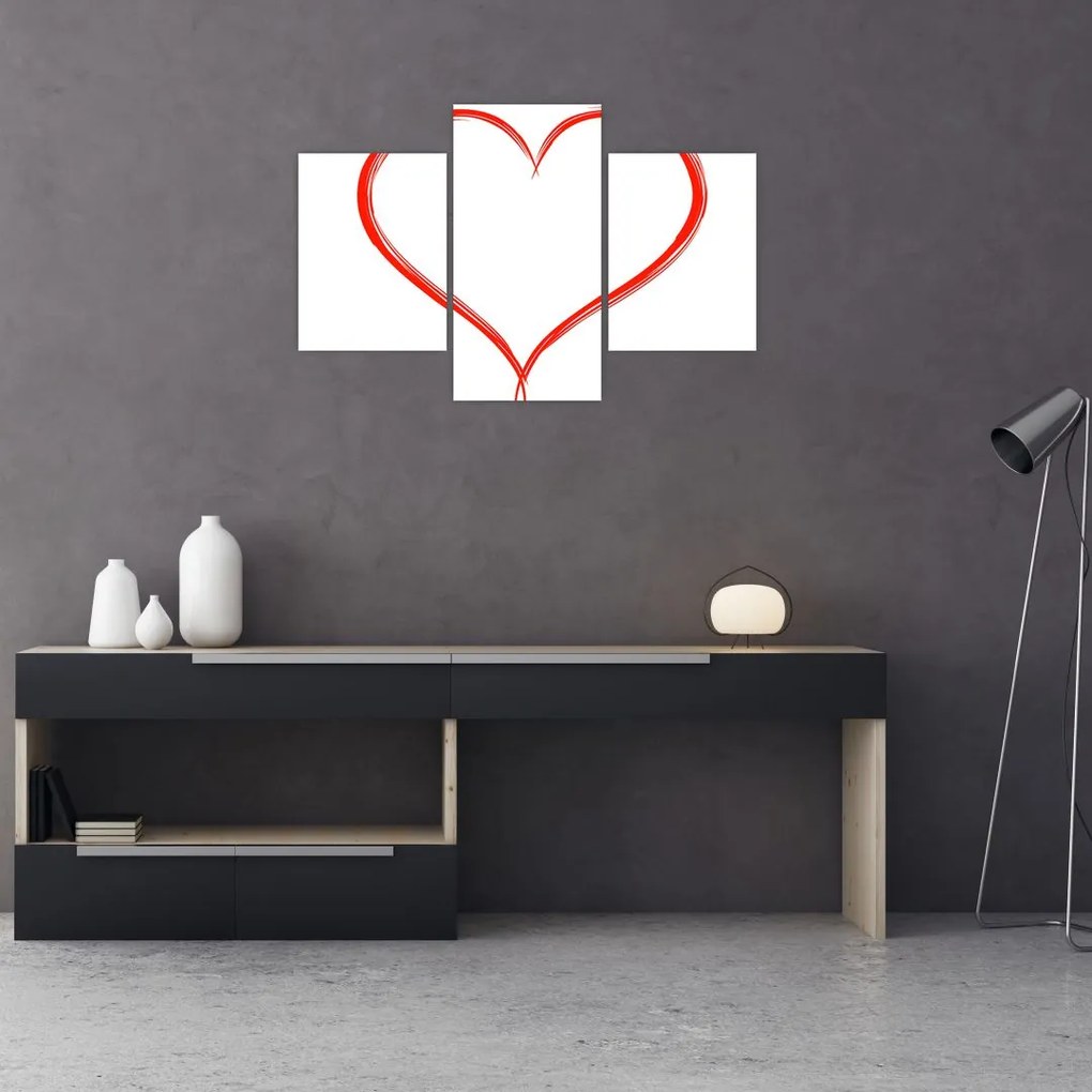 Tablou cu inima (90x60 cm)