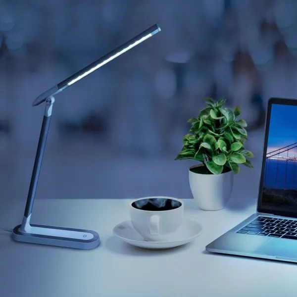 Lampă LED tactilă dimabilă de masă MADERA LED/7W/230V alb