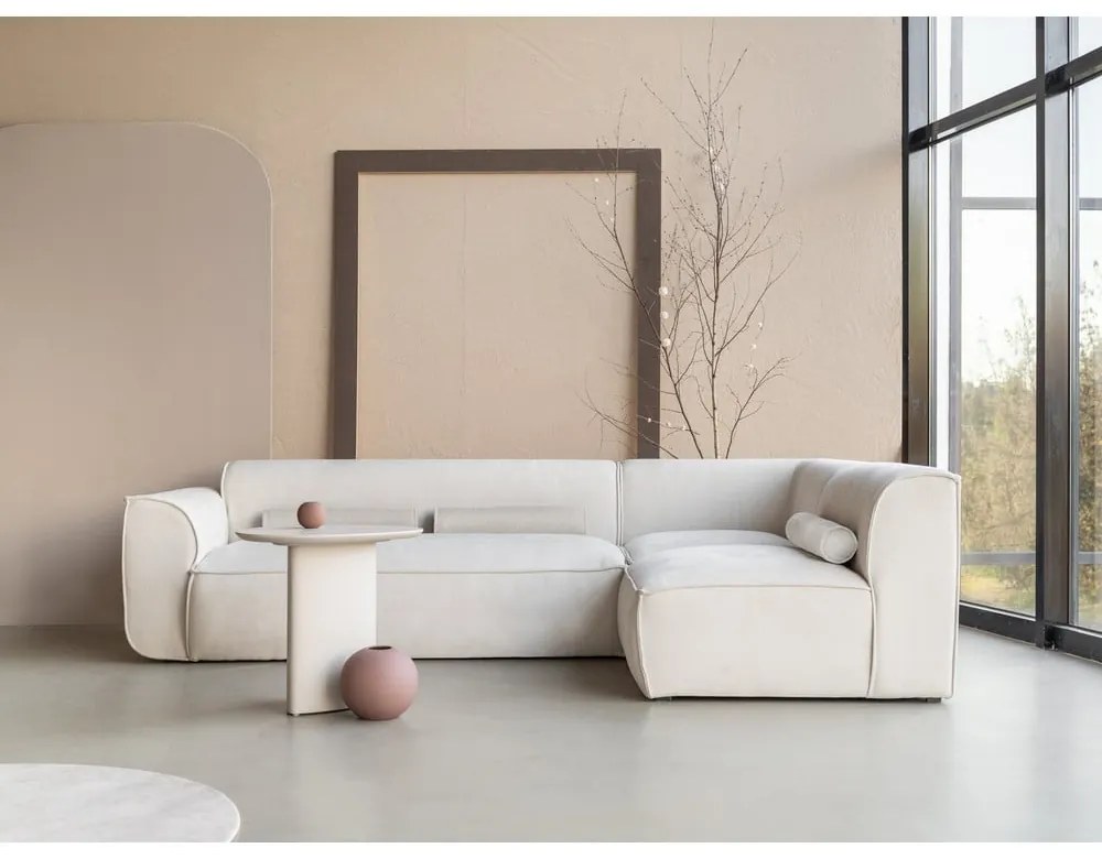 Colțar crem (cu colț pe partea dreaptă) Flex Felix – Miuform