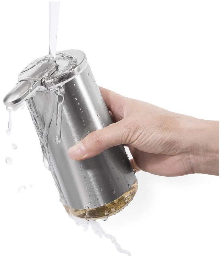 Dispenser de săpun cu senzor din oțel gri 266 ml - simplehuman