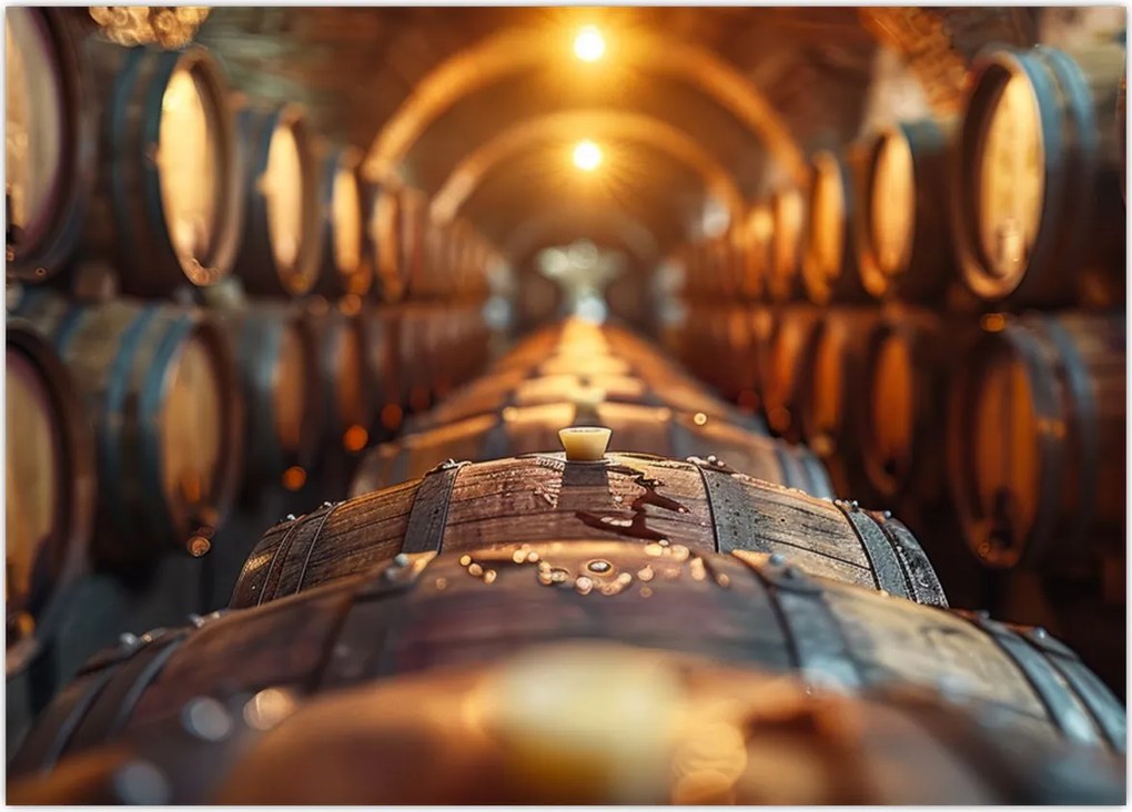 Tablou - Pivniță de vinuri (70x50 cm)