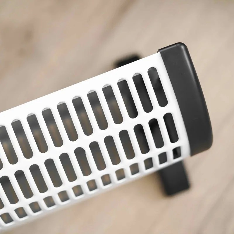 Convector electric Rosberg R51974A, 2000W, 3 trepte, Termostat, Alb