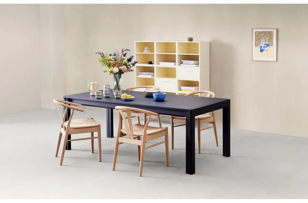 Masă de dining extensibilă cu blat cu aspect de lemn de stejar 96x220 cm Join by Hammel – Hammel Furniture