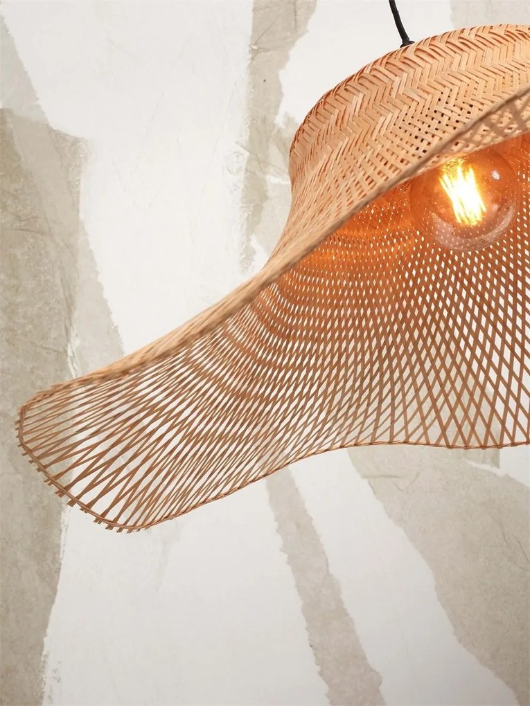 Lampa de podea din bambus Ibiza L 65cm, natur