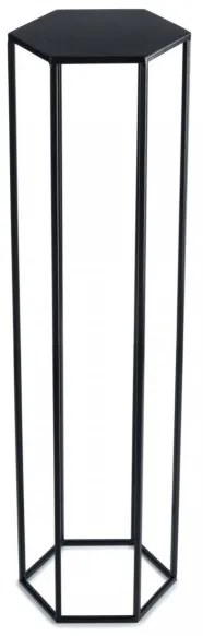 Suport pentru flori 100x24 cm, negru