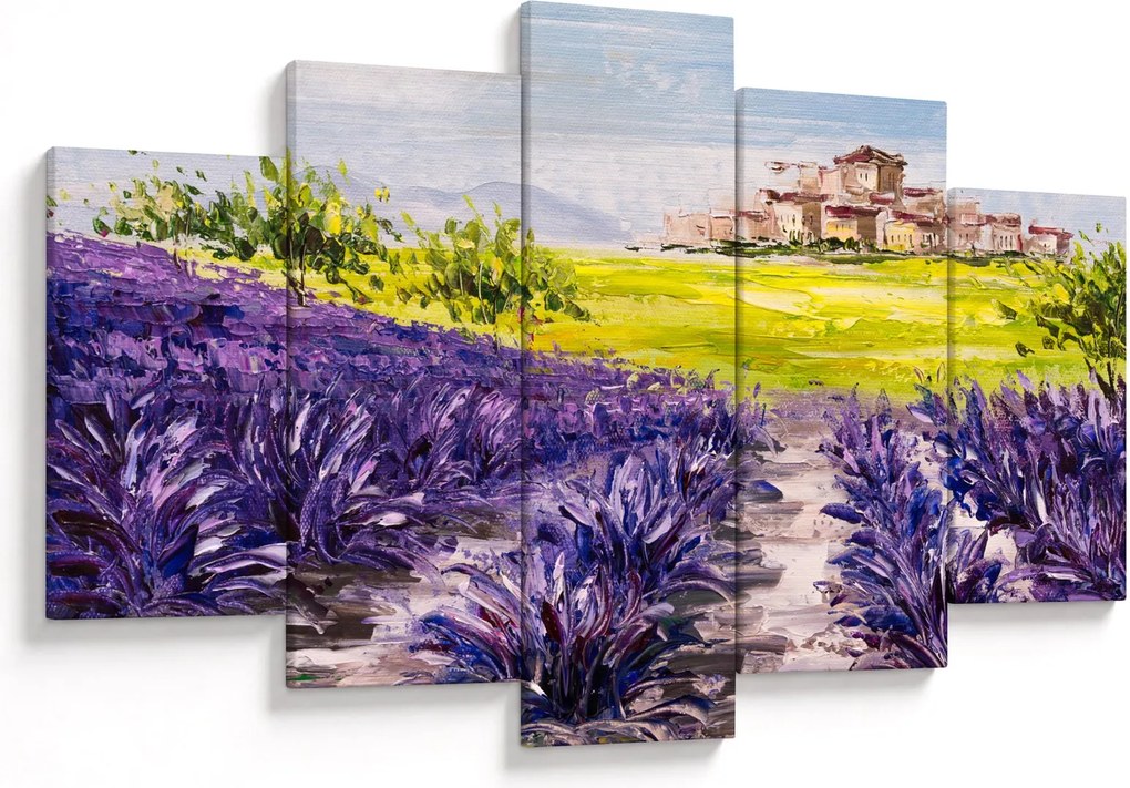 Tablou - Provence, Franța, pictură în ulei (150x105 cm)