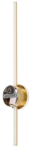 Aplică LED de perete BATUTA, 12W/230V, aurie